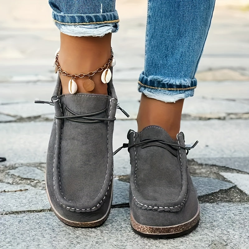 Coraanthe | Women's Orthopedic Comfort Slip-On Comfort Loafer Boots – Light Steps, Lasting Comfort — Gray