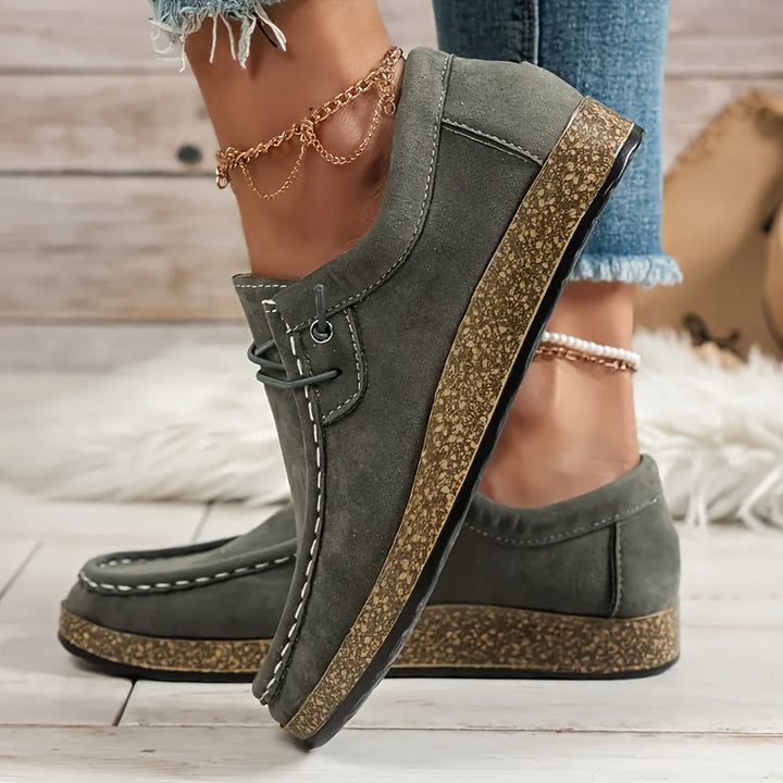 Coraanthe | Women's Orthopedic Comfort Slip-On Comfort Loafer Boots – Light Steps, Lasting Comfort — Green
