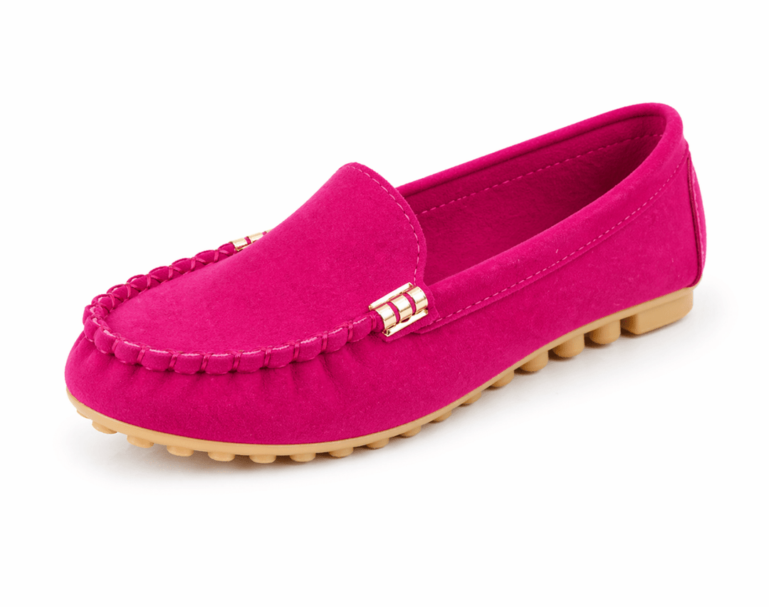 Stylish loafers suitable for daily dressing on a plain background.