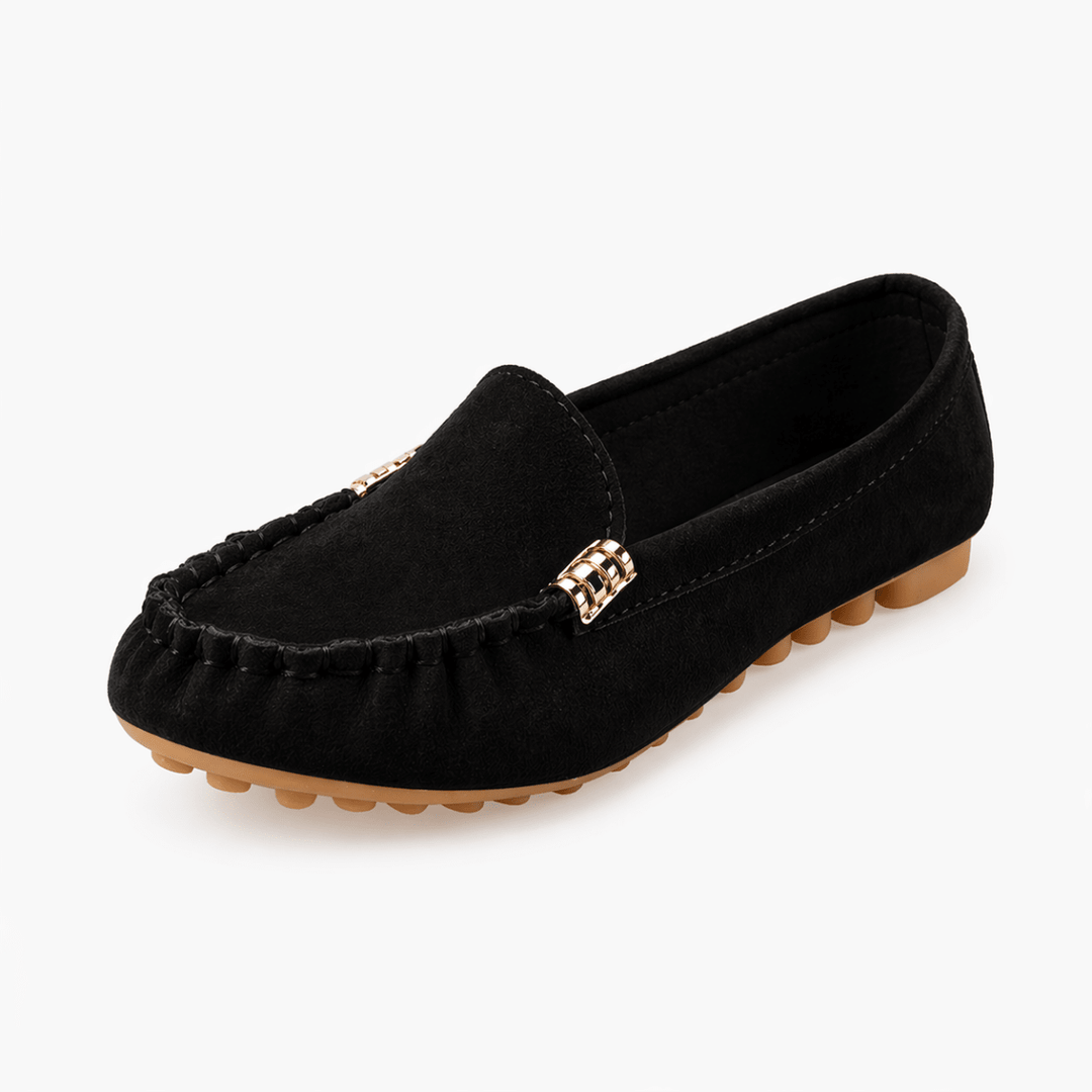 C casual loafers styled for everyday outfits on a plain background.