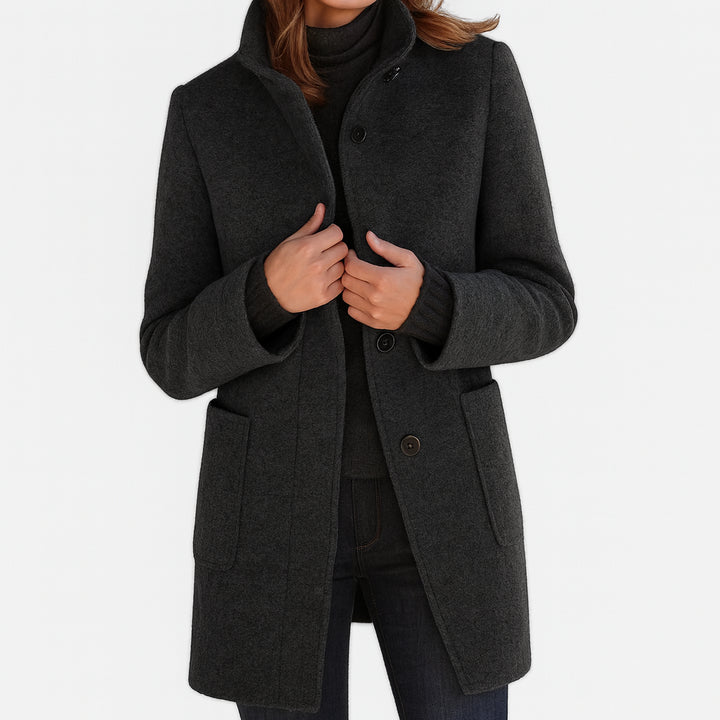Doriawen | Women's Casual Stretch Elegant and Timeless Coat Tops — Black