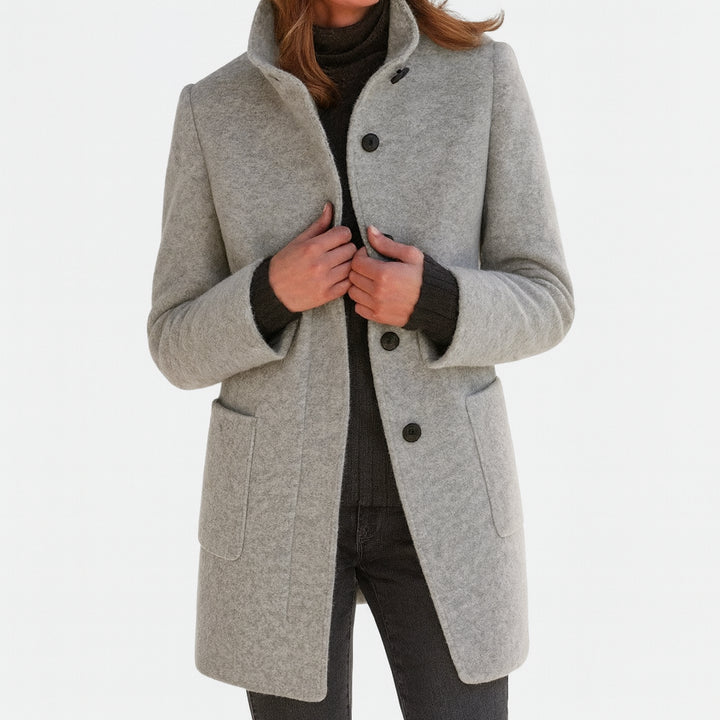 Doriawen | Women's Casual Stretch Elegant and Timeless Coat Tops — Gray