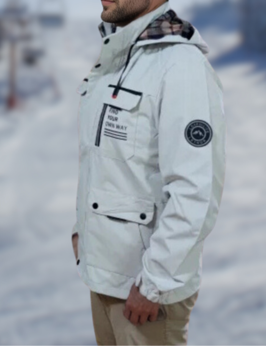 Ezekiel | Men's Waterproof Jacket with Removable Hood — 2