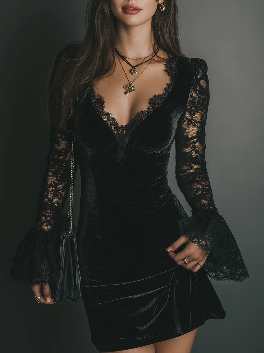 Fayeienne | Women's Elegant EVENING MINI DRESS — 1