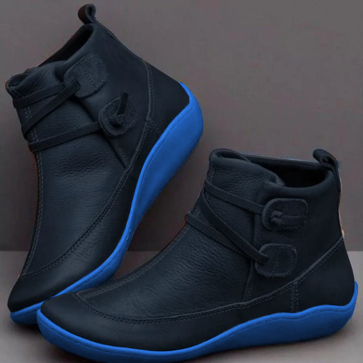 Fioaine | Women's Ankle Boots for Rainy Days — Blue