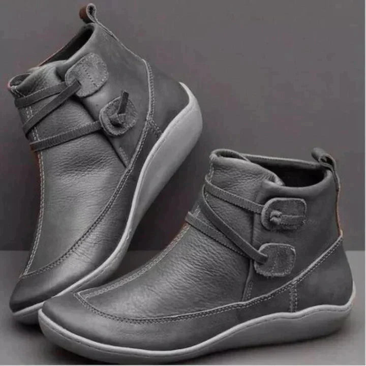 Fioaine | Women's Ankle Boots for Rainy Days — Gray