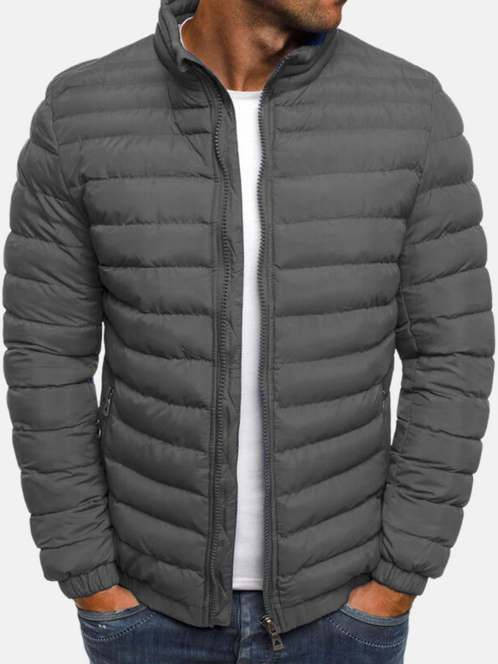Fioora | Women's Lightweight Quilted Jacket — Gray