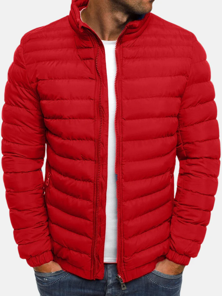 Fioora | Women's Lightweight Quilted Jacket — Red