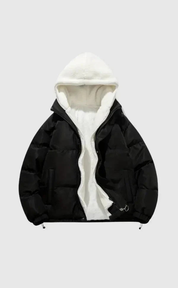 Galiaisse | Women's Puffer Jacket Sherpa Lined Winter Outdoor