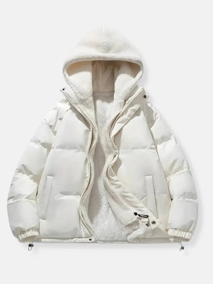 Galiaisse | Women's Puffer Jacket Sherpa Lined Winter Outdoor
