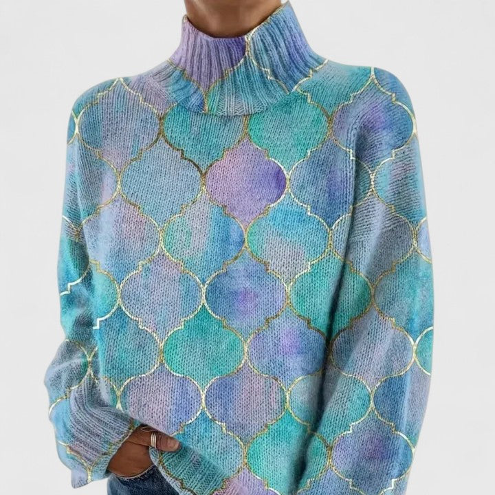 Giavanne | Women's Knit Cozy Sophisticated Sweater — Multicolor