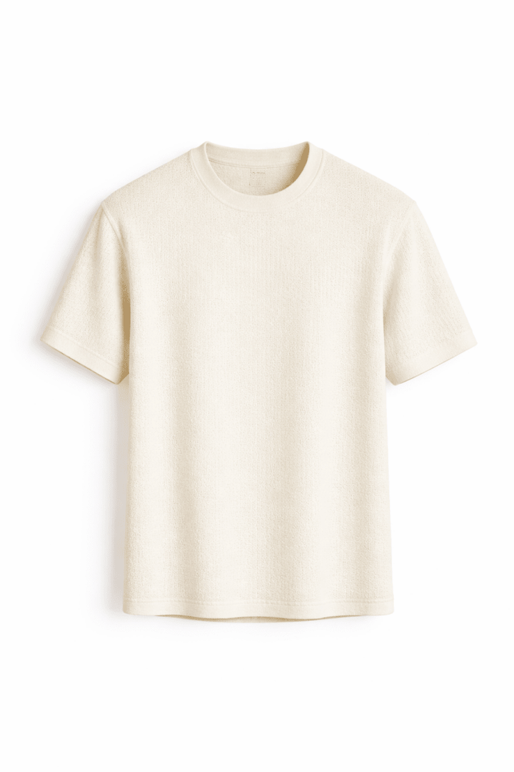 A short sleeve T-shirt for everyday styling on a plain background.