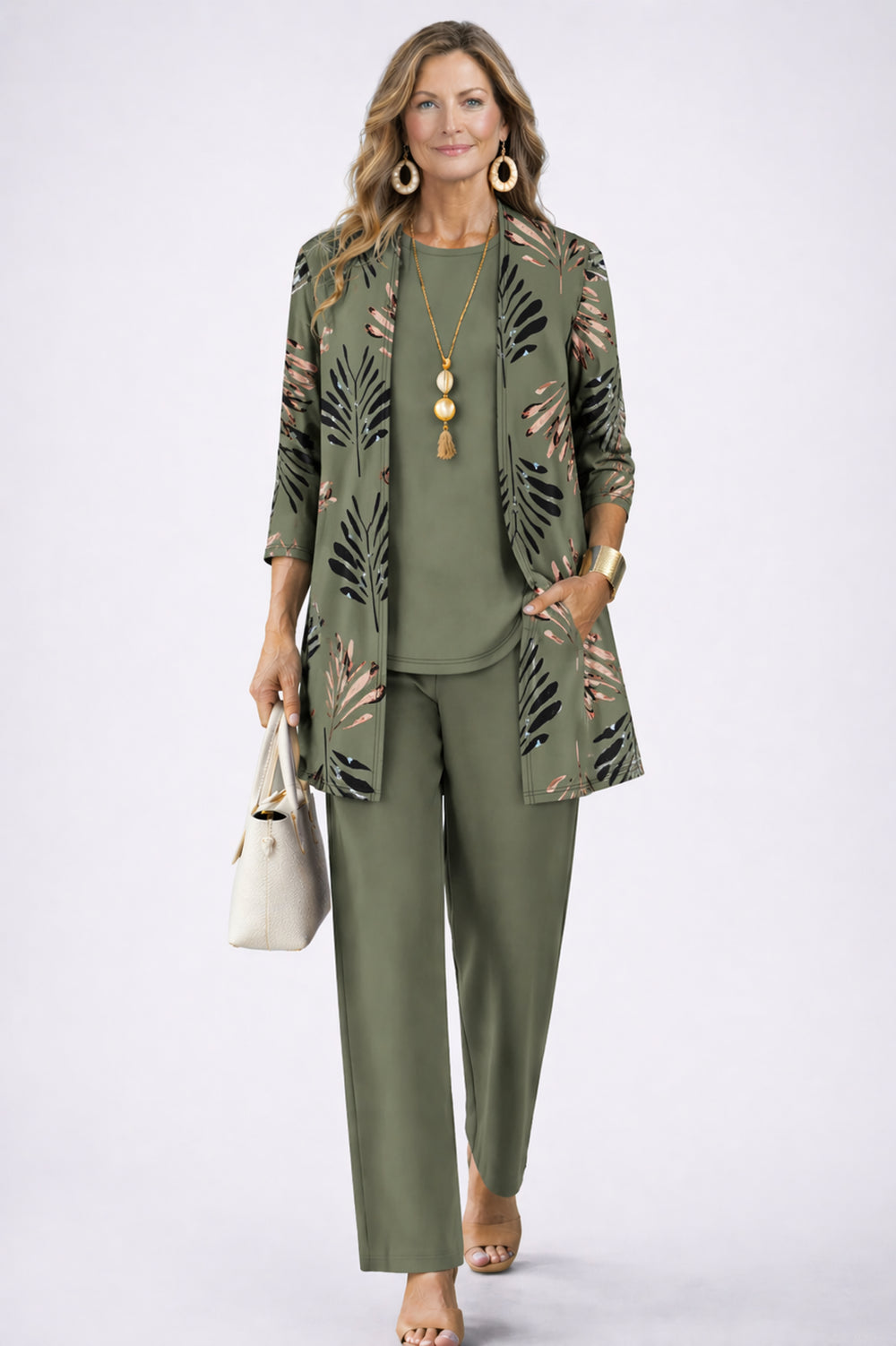 Ionesia | Women's Casual Stretch 3-Piece Set — 2