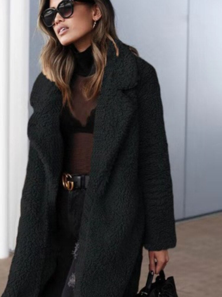 Ivodessa | Women's Teddy Coat Fleece Everyday Wear