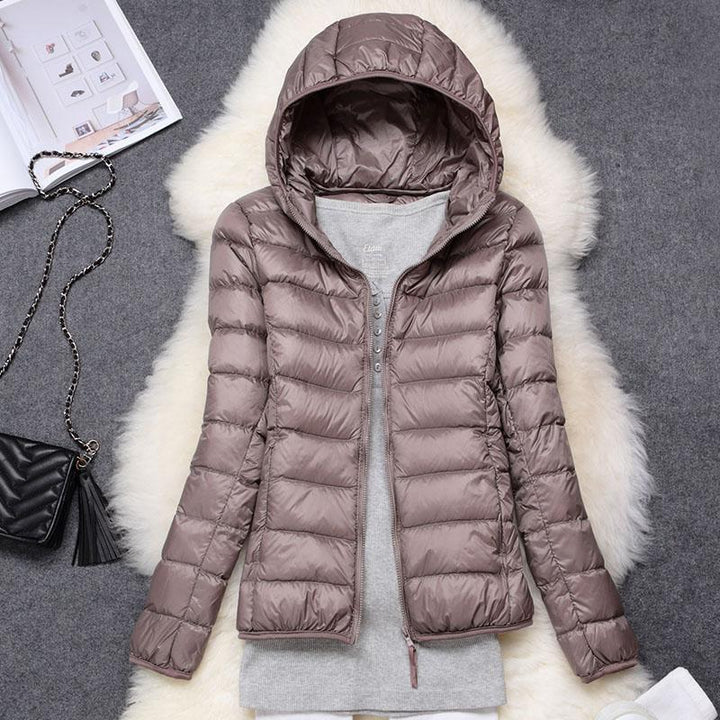 Junoana | Women's Hooded Quilted Puffer Jacket — 1