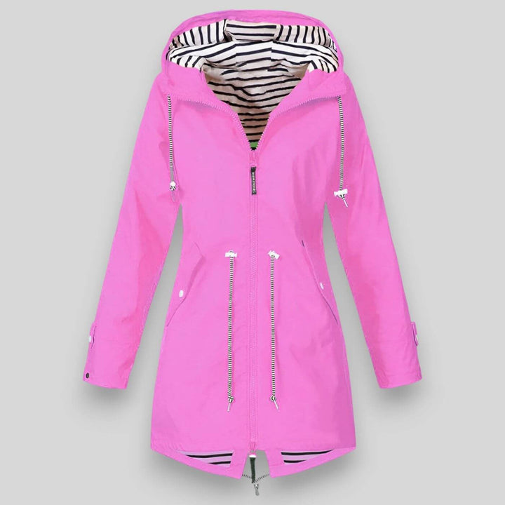 Lisetteina | Women's Sleek Waterproof Jacket — Pink