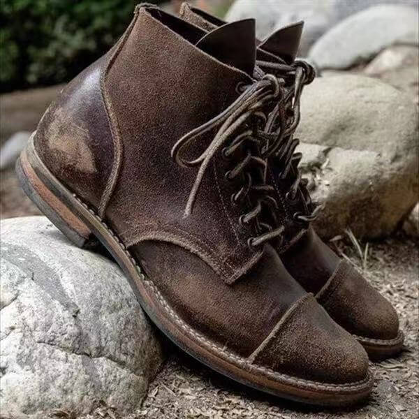 Lucian | Men's Leather Boots with Comfortable Fit — 2