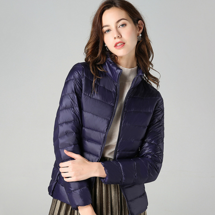 Lyralia | Women's Packable Down Jacket – Ultra-Light Puffer Jacket — Navy Blue