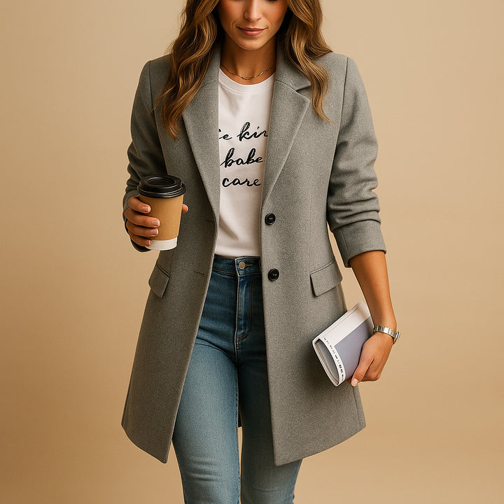 Mareneen | Women's Casual Stretch Sophia Tops — Gray
