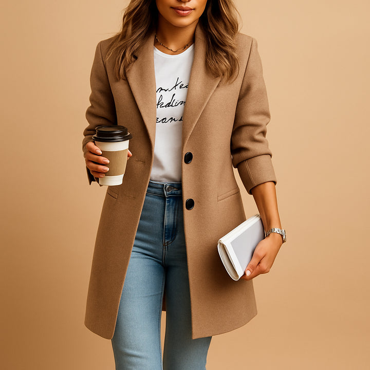 Mareneen | Women's Casual Stretch Sophia Tops — Khaki
