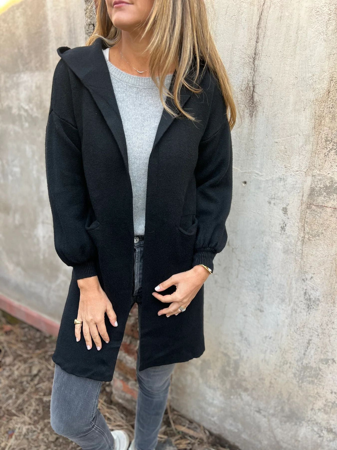 Marensia | Women's Sweater Vest Hooded Knit Layering