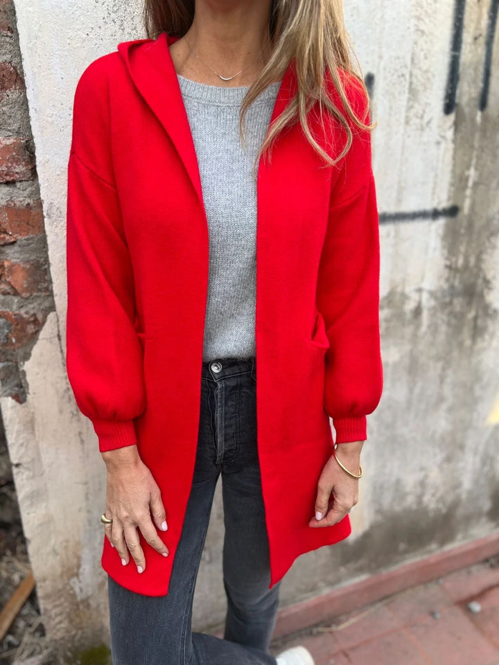 Marensia | Women's Sweater Vest Hooded Knit Layering