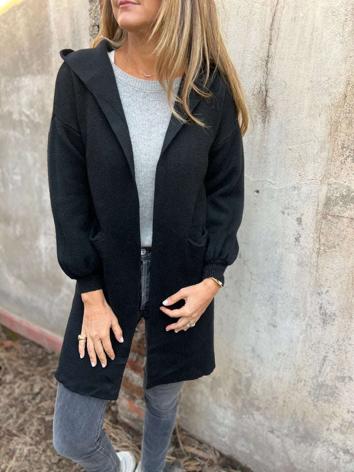 Marensia | Women's Sweater Vest Hooded Knit Layering