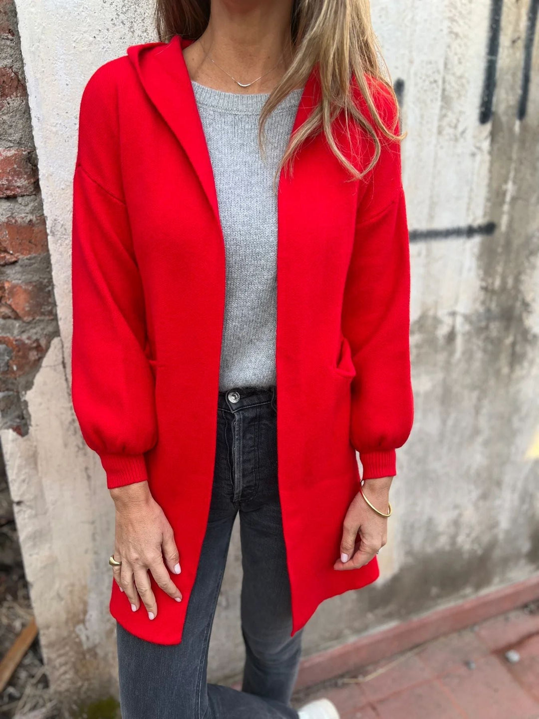 Marensia | Women's Sweater Vest Hooded Knit Layering