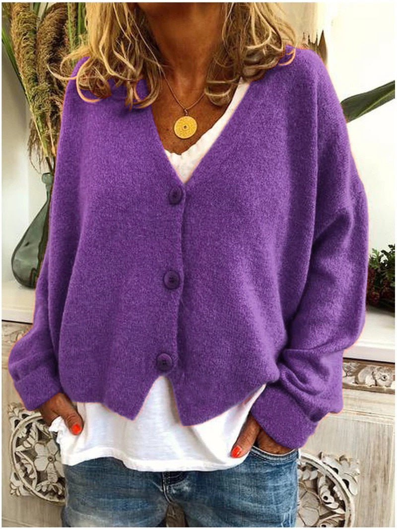Melisandora | Women's Cardigan V-Neck Long Sleeve Everyday Wear