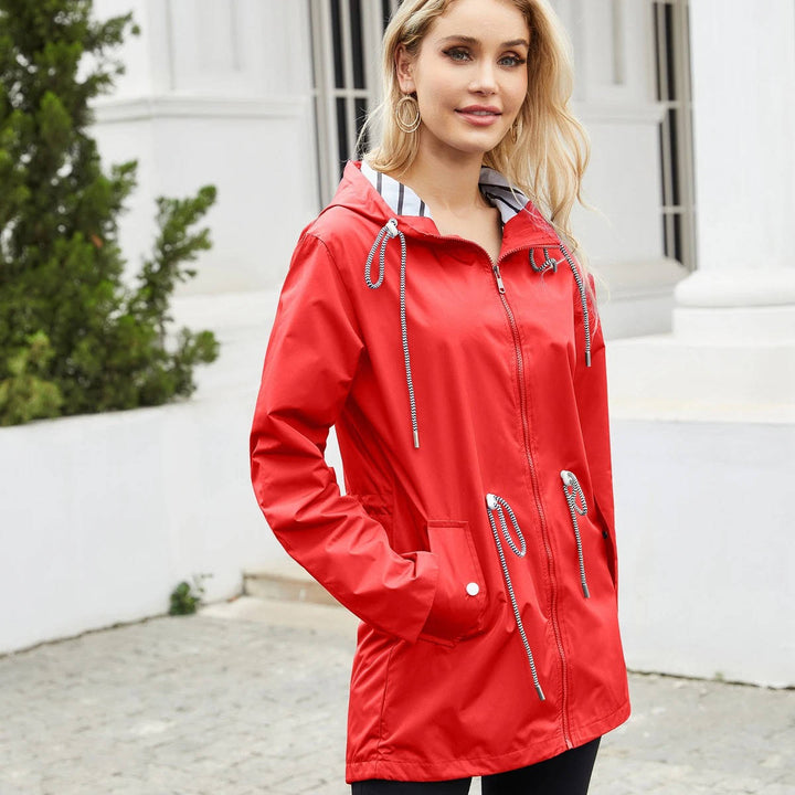 Ninonanthe | Women's Waterproof Rain Jacket with Pockets — 1