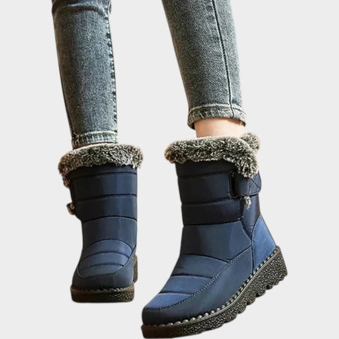 Novaina | Women's Waterproof Snow Boots Fur Lining Slip Resistant — 2