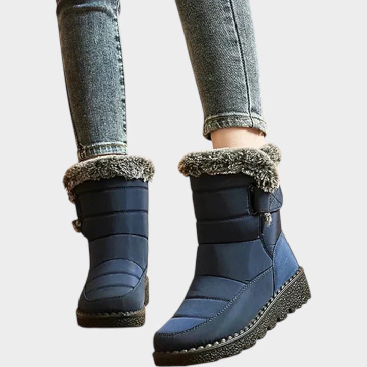 Novaina | Women's Waterproof Snow Boots Fur Lining Slip Resistant — 2