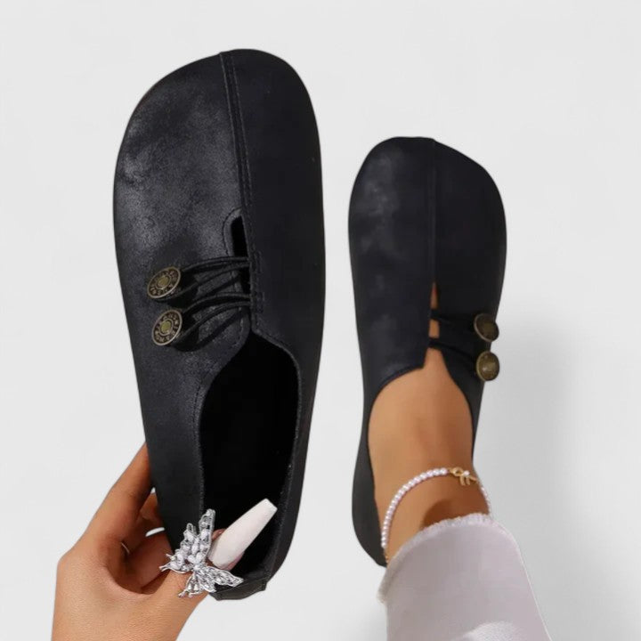 Odelreth | Women's Orthopedic Comfort Slip-On Elegant Loafers — 2