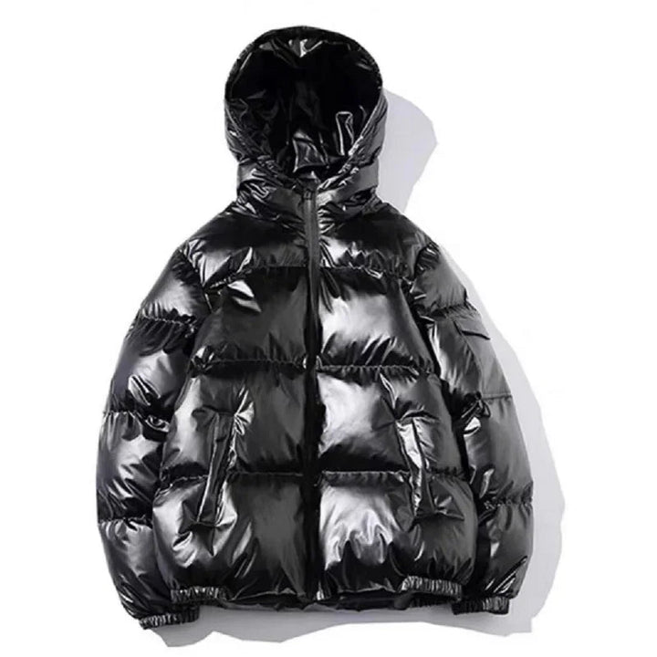 Oriita | Women's Thick Waterproof puff Jacket | Windproof Jacket — Hooded Black