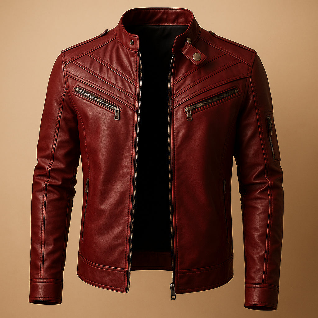 Osmond | Men's Noah Jackets — Wine Red