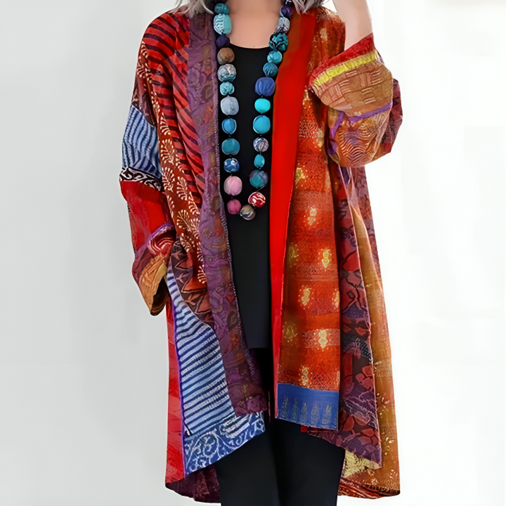 Ottildora | Women's Knit Cozy Stylish Cardigan Sweaters — Red
