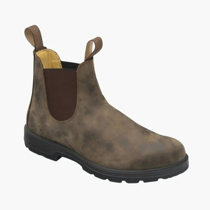 Peregrine | Men's Orthopedic Comfort Slip-On Classic Slip On Chelsea Ankle Boots Loafers — Brown