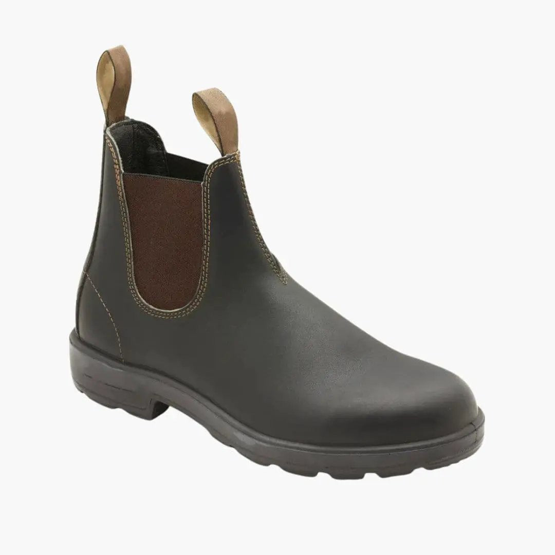 Peregrine | Men's Orthopedic Comfort Slip-On Classic Slip On Chelsea Ankle Boots Loafers — Matte Black