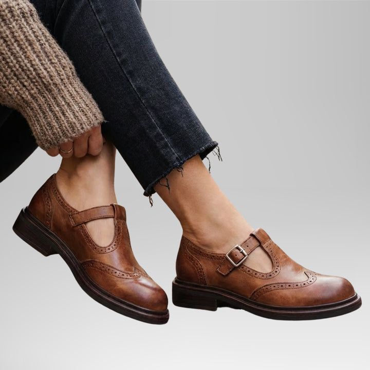 Perladora | Women's Comfort Slip-On CLASSIC MARY JANES Flats — 1