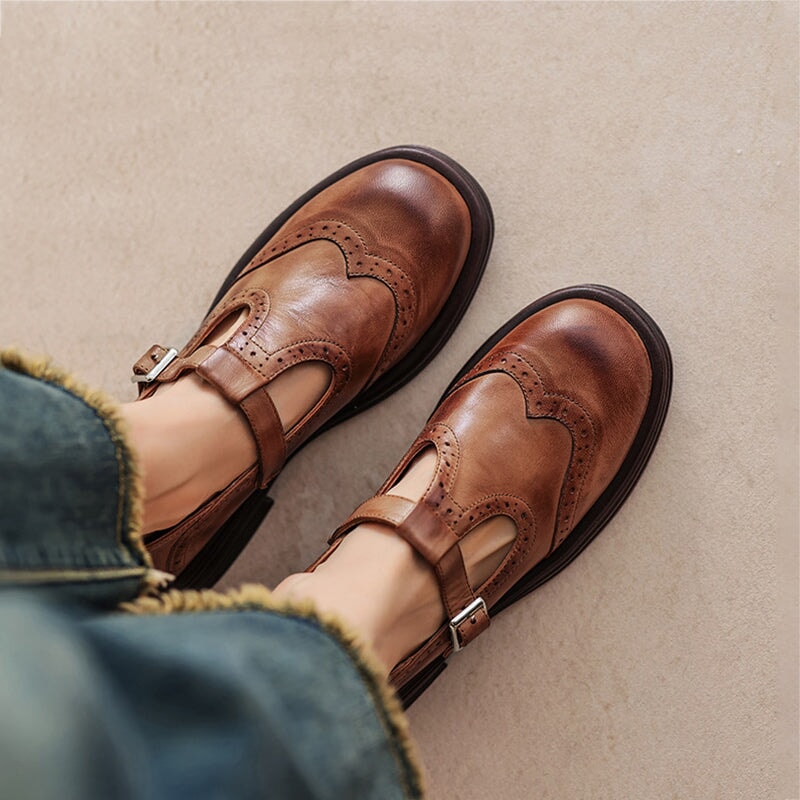 Perladora | Women's Comfort Slip-On CLASSIC MARY JANES Flats — 2