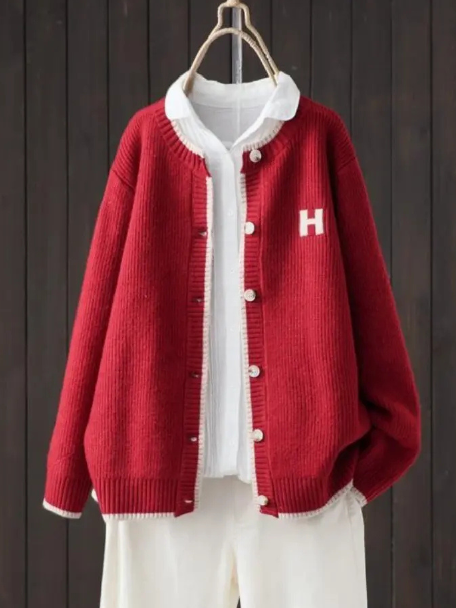 Perlavanne | Women's Cardigan Sweater Oversized Everyday Wear