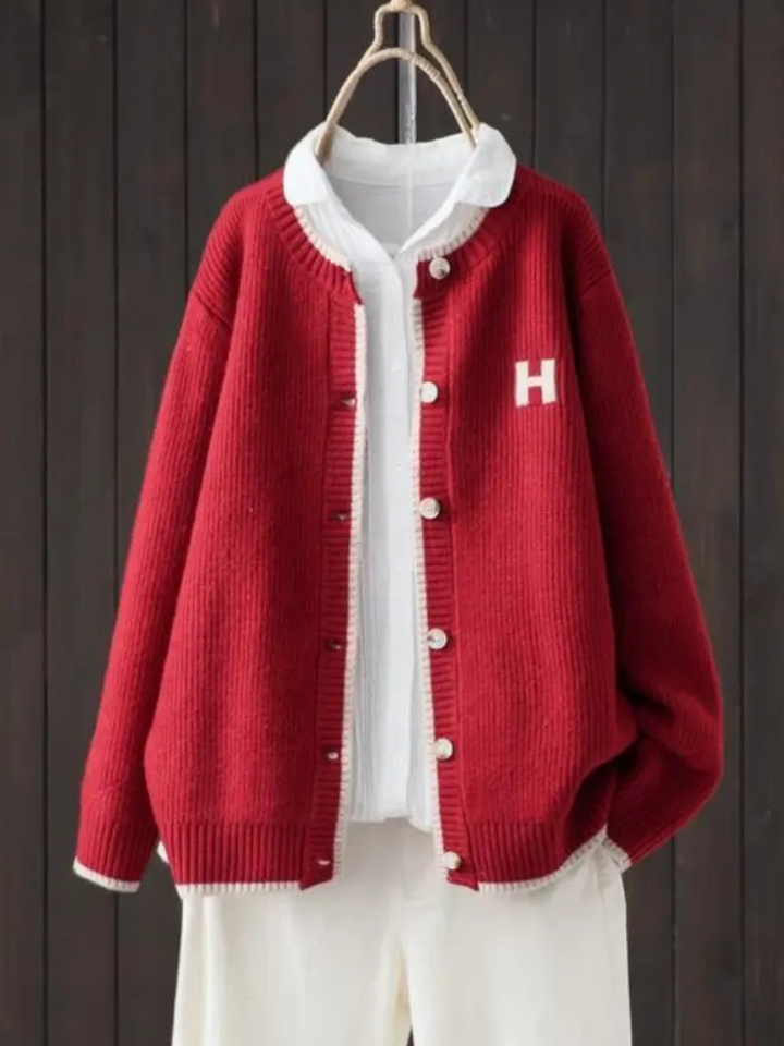 Perlavanne | Women's Cardigan Sweater Oversized Everyday Wear