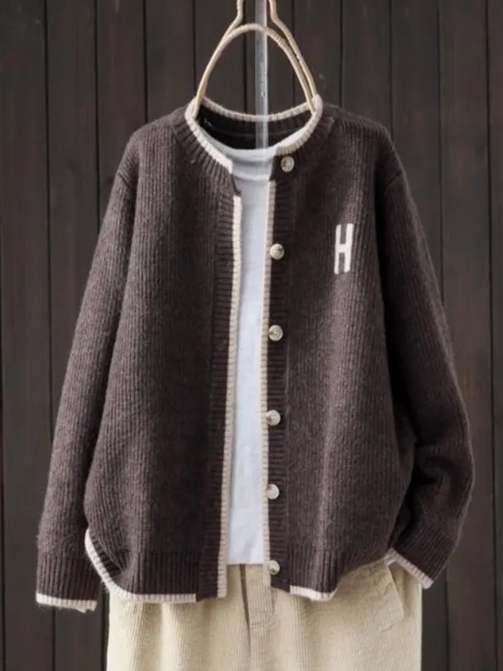 Perlavanne | Women's Cardigan Sweater Oversized Everyday Wear
