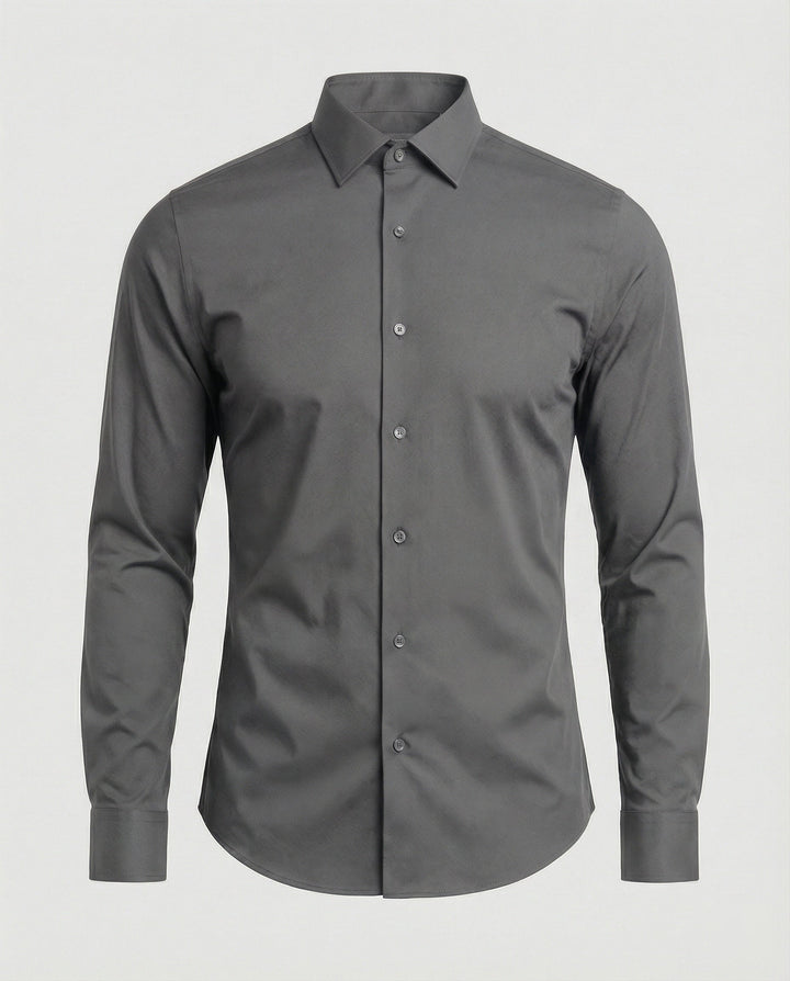 Sharp office shirt on a plain background.