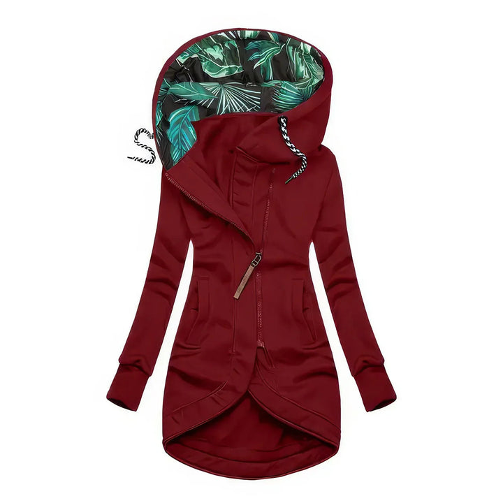 Quirina | Women's Lightweight Casual Contrast Printed Lining Jackets — 2