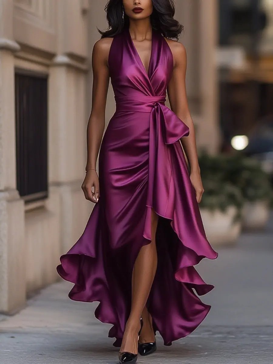 Edenn | Halter Wrap Dress Women