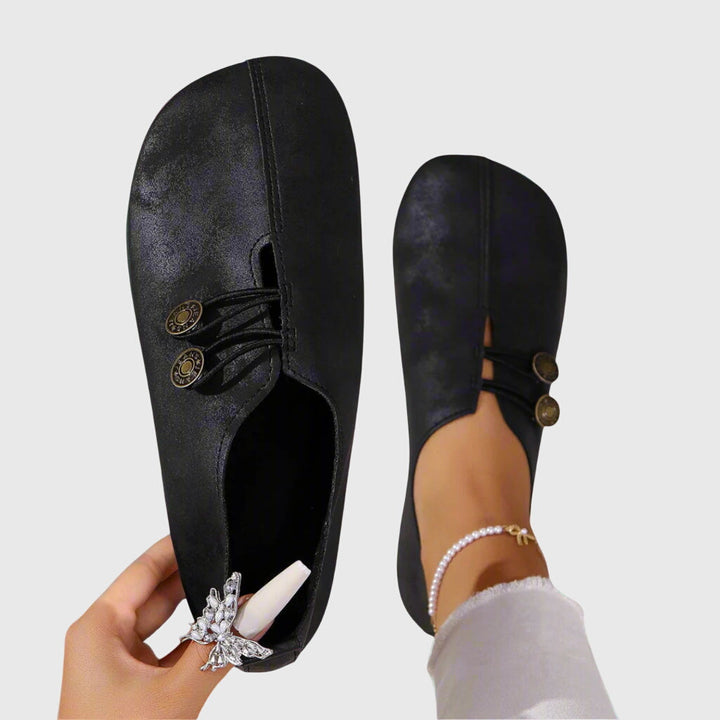 Rillaana | Women's Lace-Up Suede Ankle Boots for — Black