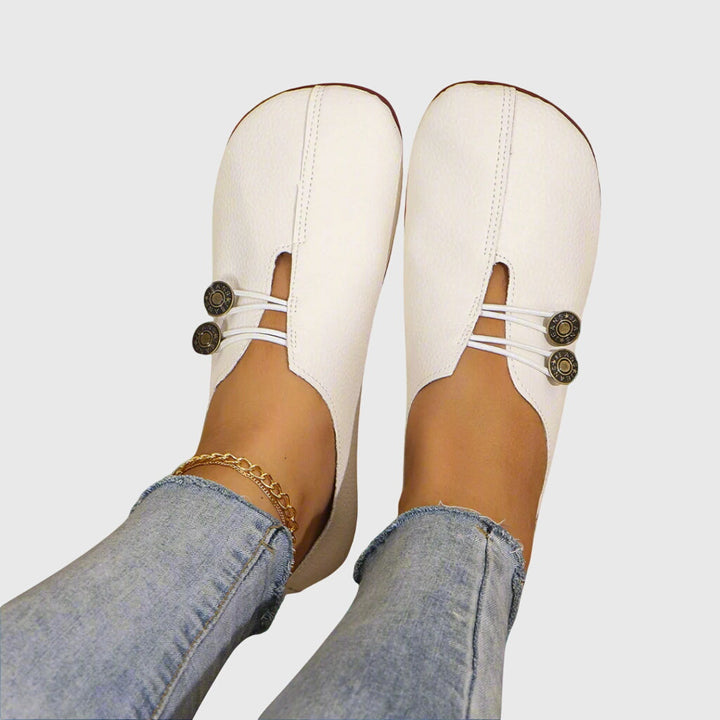 Rillaana | Women's Lace-Up Suede Ankle Boots for — White