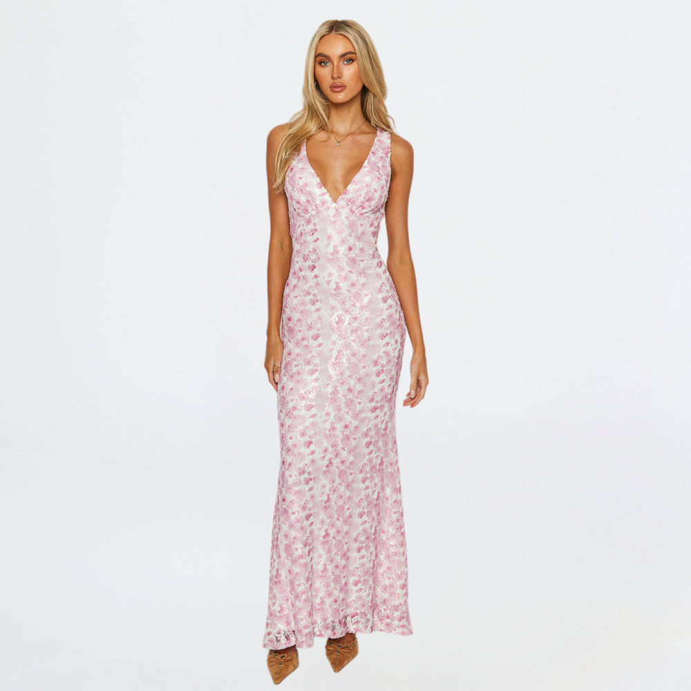 Ondrea | Floral Evening Occasion Dress