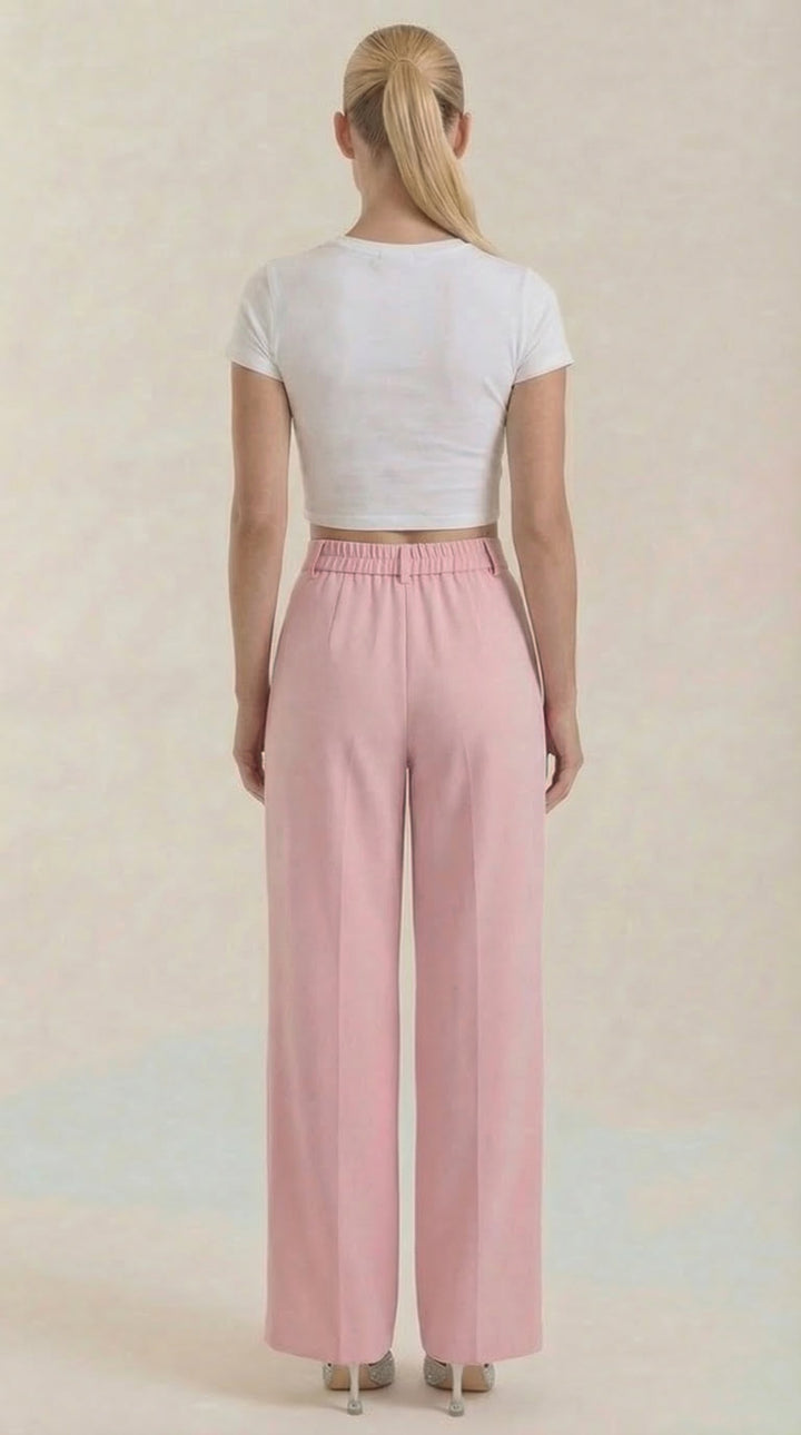 Loxaria | Elegant Business Wide Leg Trousers